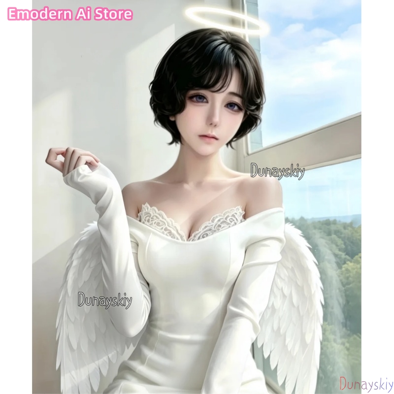 Evening Gown - فستان سهرة أبيض جديد بتصميم كروس