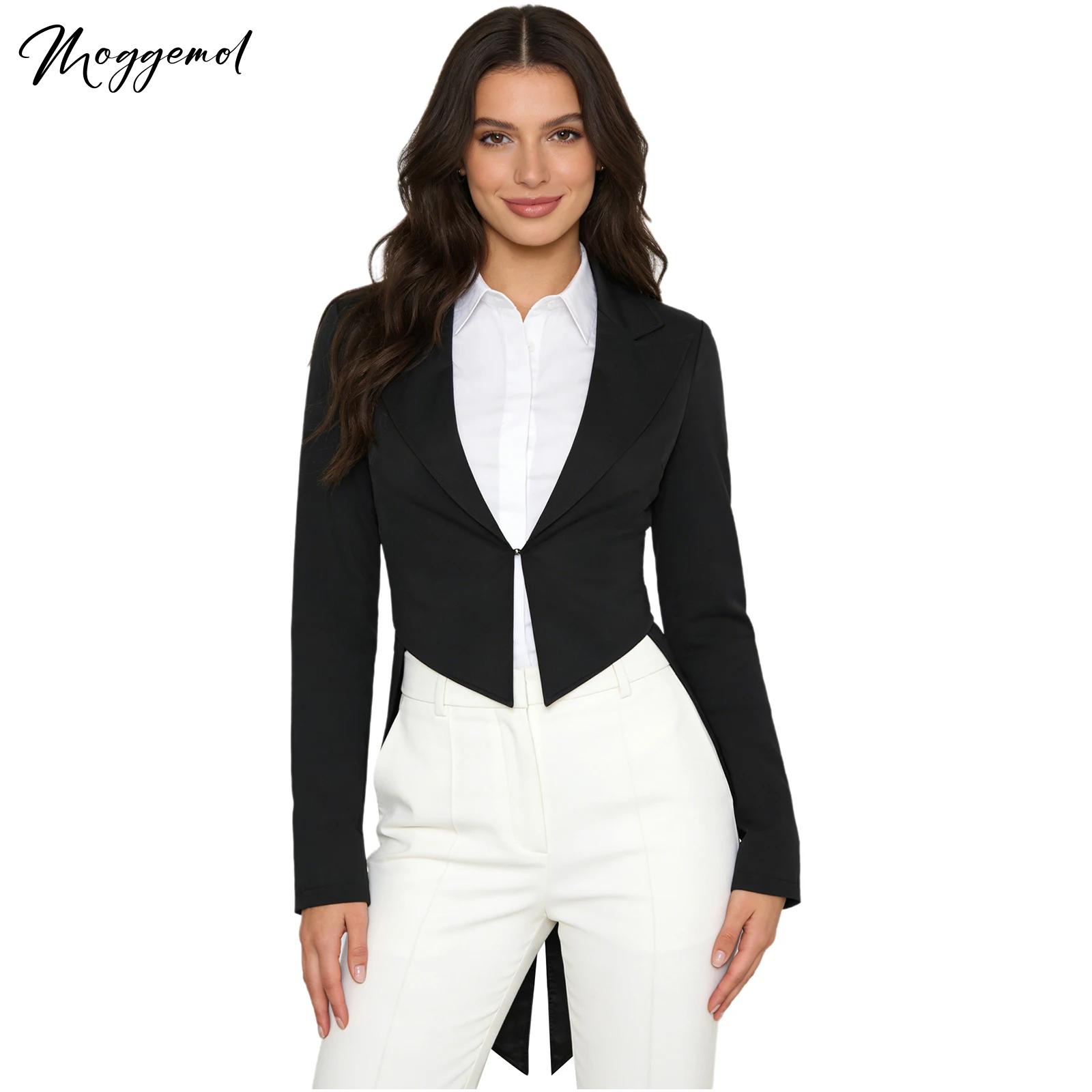 Womens Blazer - جاكيت نسائي بتصميم ذيل السنونو عتيق
