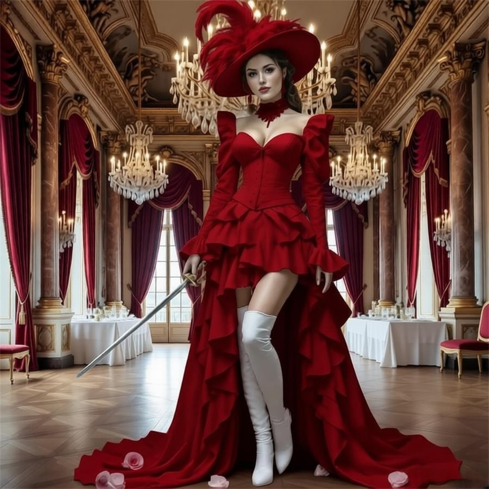 فستان سهرة أنيق بتصميم قوطي من - مراجعة Evening Gown وسعره