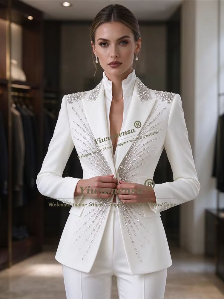 بدلة نسائية فاخرة من قطعتين لل - مراجعة Womens Blazer وسعره