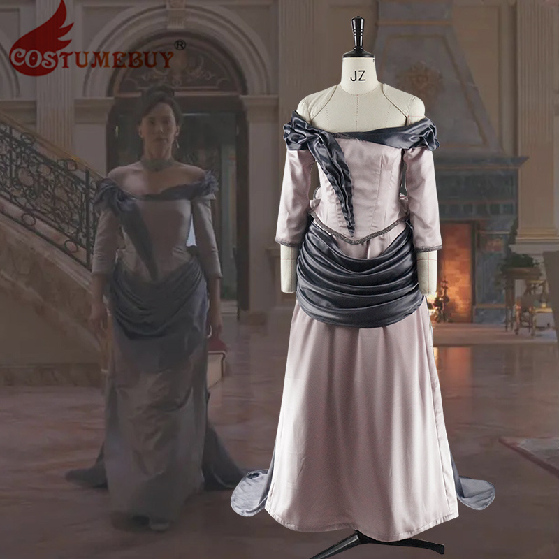 زي العصر المذهبي فستان السيدة  - مراجعة Evening Gown وسعره