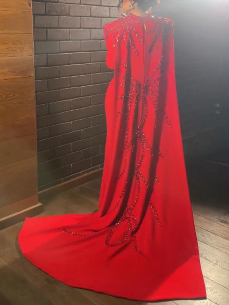 فستان سهرة نسائي مخصص باللون ا - مراجعة Women'S Red Formal Wear وسعره
