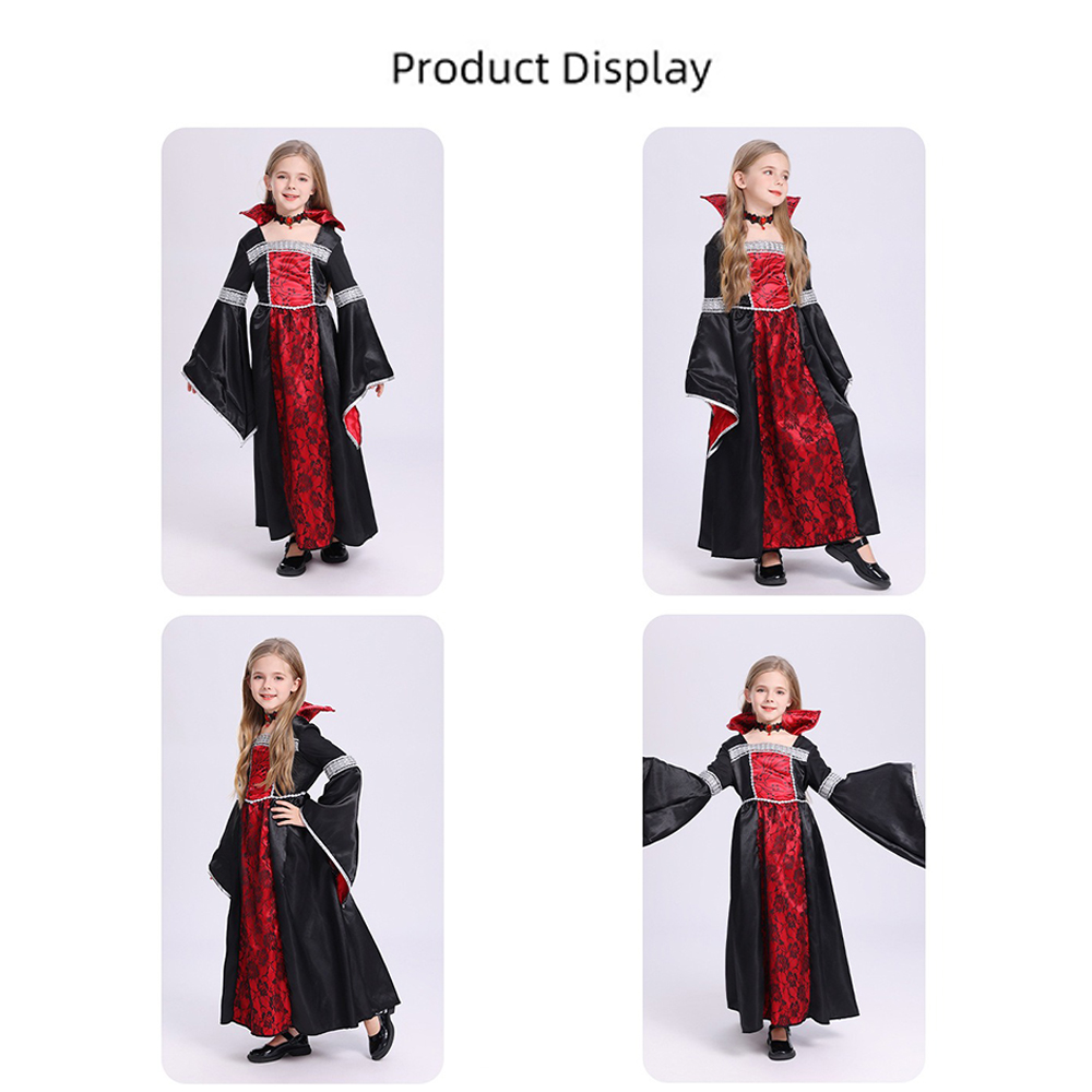 زي ساحرة أحمر وأسود مع قلنسوة  - مراجعة Women'S Red Formal Wear وسعره