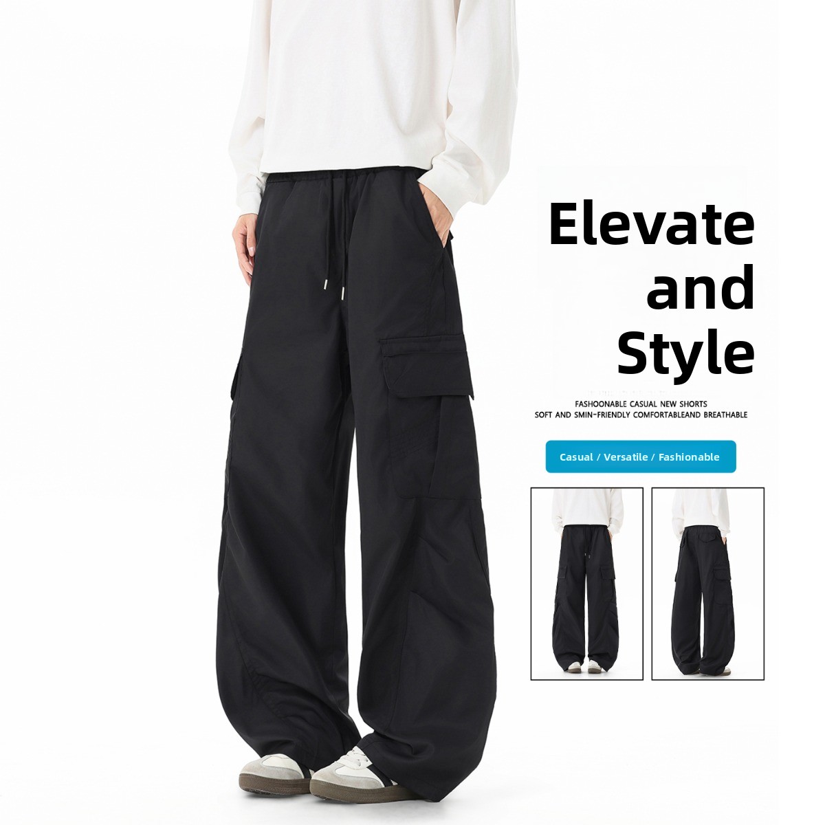 بنطلون رياضي عصري بتصميم ثلاثي - مراجعة Tailored Trouser Wide وسعره