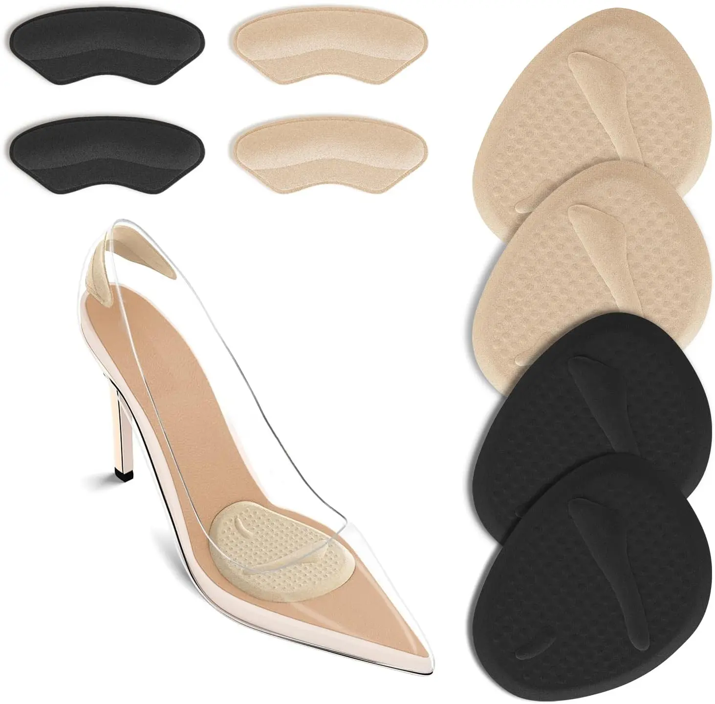 مجموعتان من وسائد الكعب، وسائد - مراجعة Womens Heels وسعره