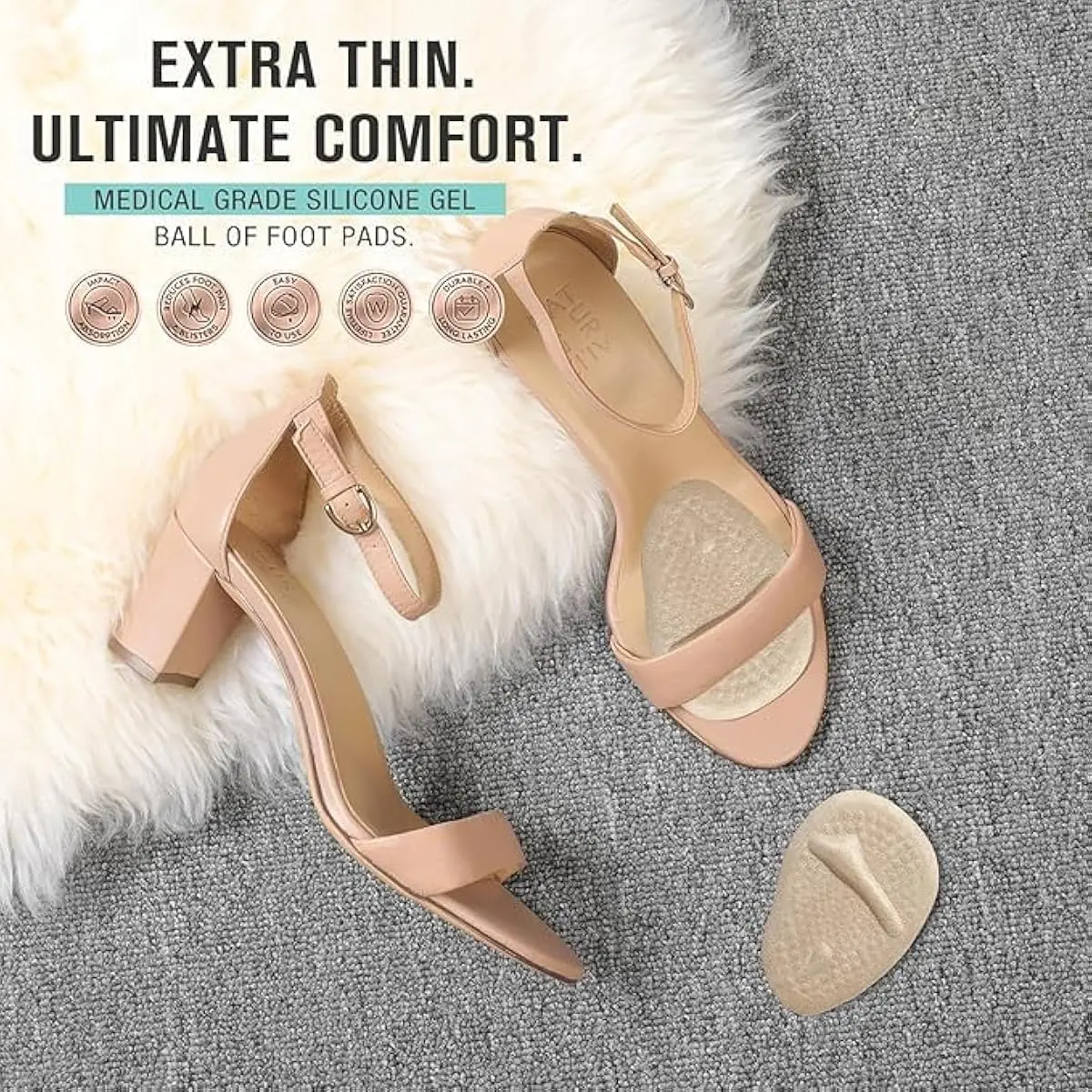 مجموعتان من وسائد الكعب، وسائد - مراجعة Womens Heels وسعره
